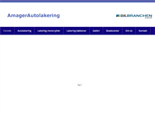 Tablet Screenshot of amagerautolakering.dk